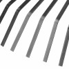 Грабли веерные стальные, 385 мм, 20 плоских зубьев, оксидированные, без черенка, Россия// Сибртех