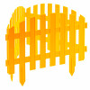 Забор декоративный "Винтаж", 28х300 см, желтый, Россия// Palisad