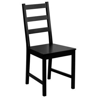 Стул от столового комплекта "Ladder Back" чёрный