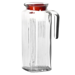 80051 RED Графин 1000 мл с  красной крышкой 1*6 FRIGO