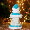 Снегурочка "Голубая шубка" 28 см