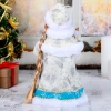 Снегурочка "Голубая шубка" 28 см