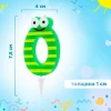 Свеча детская для торта, цифра 0, 1 шт. в упаковке, PATERRA