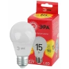 Лампы СВЕТОДИОДНЫЕ ЭКО LED A60-15W-827-E27 R  ЭРА (диод, груша, 15Вт, тепл, E27) 7707