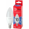 Лампы СВЕТОДИОДНЫЕ ЭКО LED B35-10W-865-E14 R  ЭРА (диод, свеча, 10Вт, хол, E14) 5765