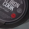 Сковорода MY REAL IRON COOK чугунная, с литой ручкой, 24,5 см