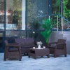 Набор мебели Rattan 6622 (коричневый)