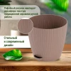 Горшок для цветов "Флис" с прикорневым поливом 3 л (какао)