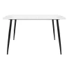 Стол обеденный мод "DT-173" 1400x800x760mm (White/Black)