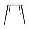 Стол обеденный мод "DT-173" 1400x800x760mm (White/Black)