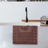 Полотенце махр.жаккард НОЖКИ 50*70 пл. 650 гр/м2. (цв.10600)
