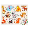 Деревянная игрушка. Рамка-вкладыш (21х29,7см) "ЖИВОТНЫЕ АФРИКИ" (арт. G276)
