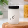 Банка 600 мл мод.172441-020 декор Tea-Coffee-Sugar