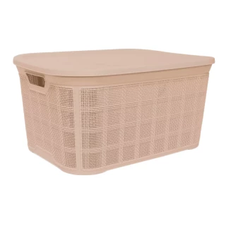 AK 600-B106 Корзина с крышкой 5л beige