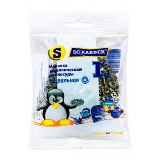 Мочалка металическая спиральная SСRABER