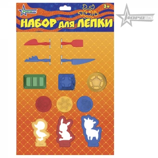 Игрушка: Набор для лепки (11 дет. в пакете) 534