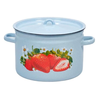 Кастрюля 7,0 л (Сочная клубника)