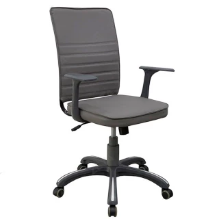 Кресло Шейн кзам PU/ гоб.stock подл.пл.Г-17, крест.пл.d 416/670-1/680/700 м/п, кол JL серый